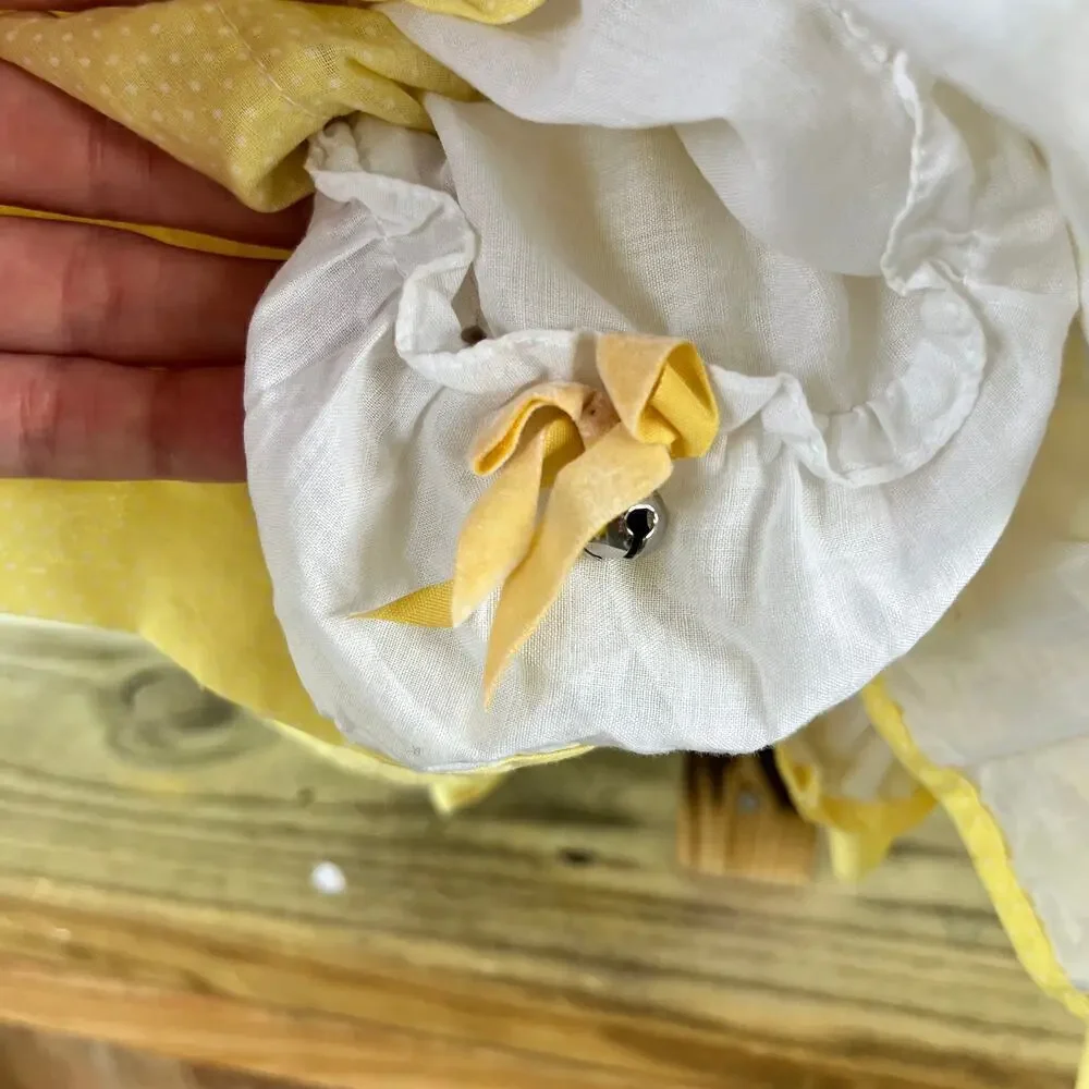 Martha's Miniatures Vintage Girl's Yellow Dress Size 4